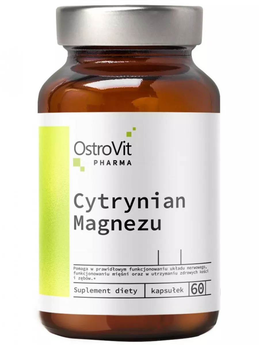 OstroVit,Pharma Magnesium Citrate 240 mg Pharma Cytrynian Magnezu, 240 mg,