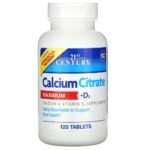 21st Century, Calcium Citrate Maximum +D3, calcium citrate and vitamin D3, 120 tablets,21st Century, цитрат кальция и витамин D3, максимальная эффективность, 120 таблеток