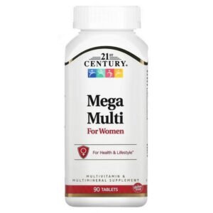 21st Century, Mega Multi, For Women, multivitamins for women, 90 tablets,21st Century, Mega Multi, For Women, Multivitamine für Frauen, 90 Tabletten