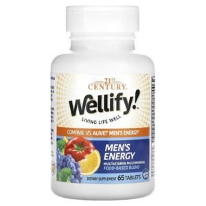 21st Century, Wellify, Men's Energy Multivitamin & Multimineral, 65 Tablets, 21st Century, Wellify, энергетические мультивитамины и мультиминералы для мужчин, 65 таблеток