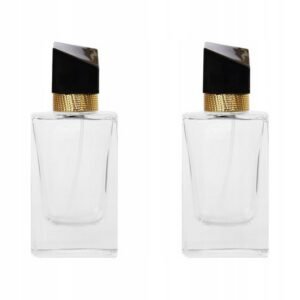 Senzi Cosmetics,2× Senzi Cosmetics clamped Libra perfume bottle black 30 ml,2× Butelka na perfumy Senzi Cosmetics zaciskana Libra czarna 30 ml