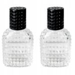 Senzi Cosmetics,2× Senzi Cosmetics crystal Valentines Black perfume bottle 30 ml,2× Flakon na perfumy Senzi Cosmetics kryształowy Valentines Black 30 ml