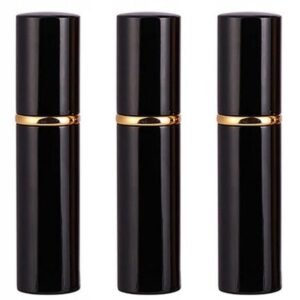 Senzi Cosmetics,3× Travel Atomizer For Perfume Stick Mateo Black 10ml,3× Atomizer Podróżny Na Perfumy Sztyft Mateo Black 10ml