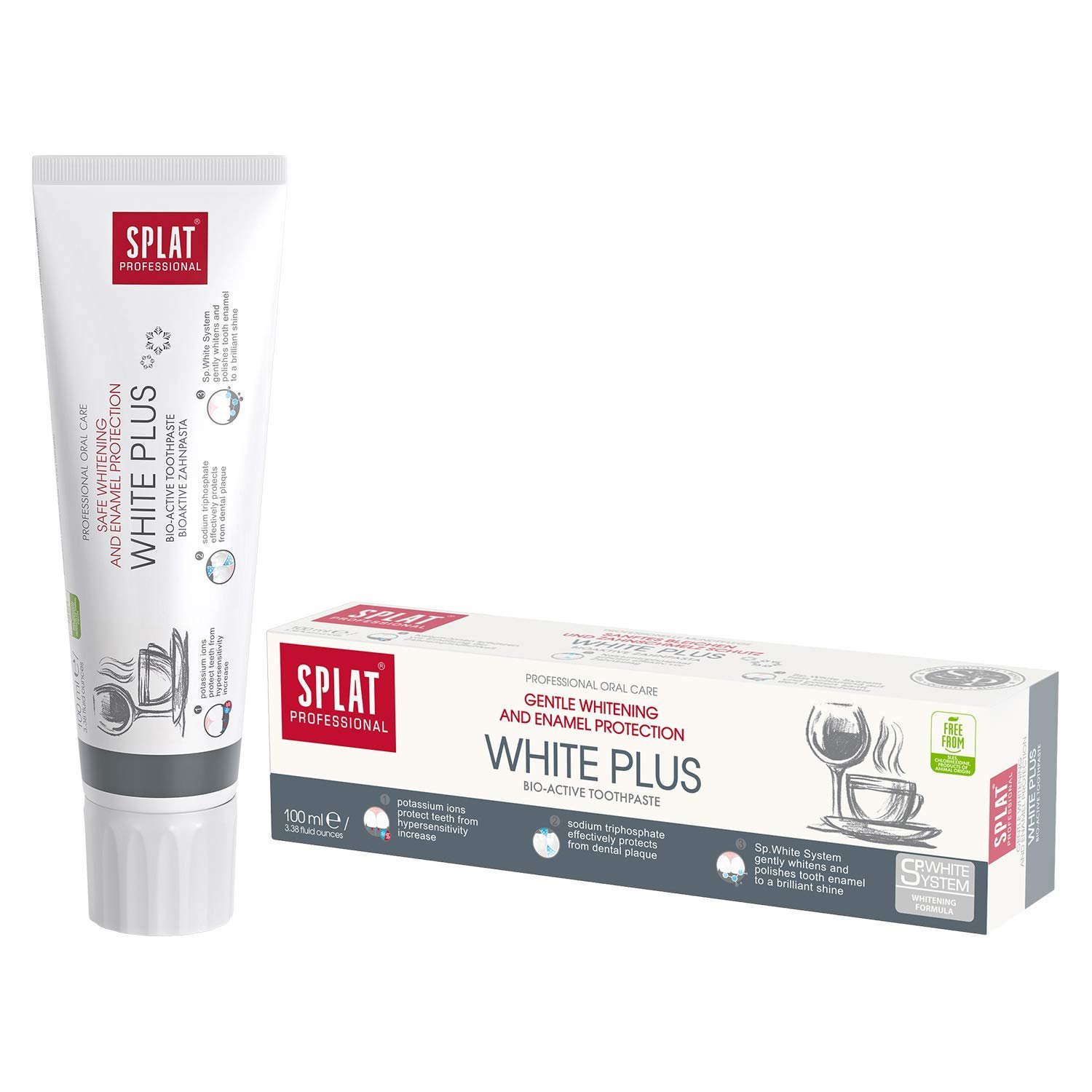 SPLAT Profesional White Plus Toothpaste 100 ml