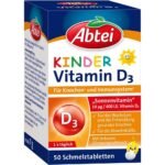 Abtei Children's Vitamin D3 (50 Omelting Tablets),Abtei Kinder Vitamin D3(50 Omeletttabletten)