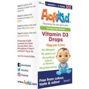 ActiKid Vitamin D3 Drops 30 ml,ActiKid Vitamin D3 Tropfen 30 ml
