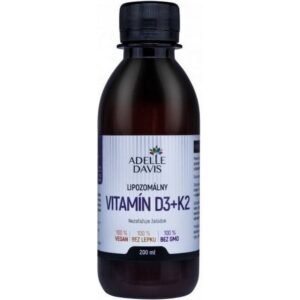 Adelle Davis Liposomal vitamin D3+K2 200 ml, Adelle Davis Liposomální vitamín D3+K2 200 ml