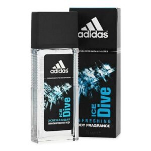 Adidas,Adidas Ice Dive deodorant spray glass 75ml,Adidas Ice Dive dezodorant spray szkło 75ml