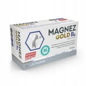 Alg Pharma ,Magnesium Gold B6 Dietary supplement, 50 ,pcs.Magnez Złoto B6 Suplement diety, 50 szt.