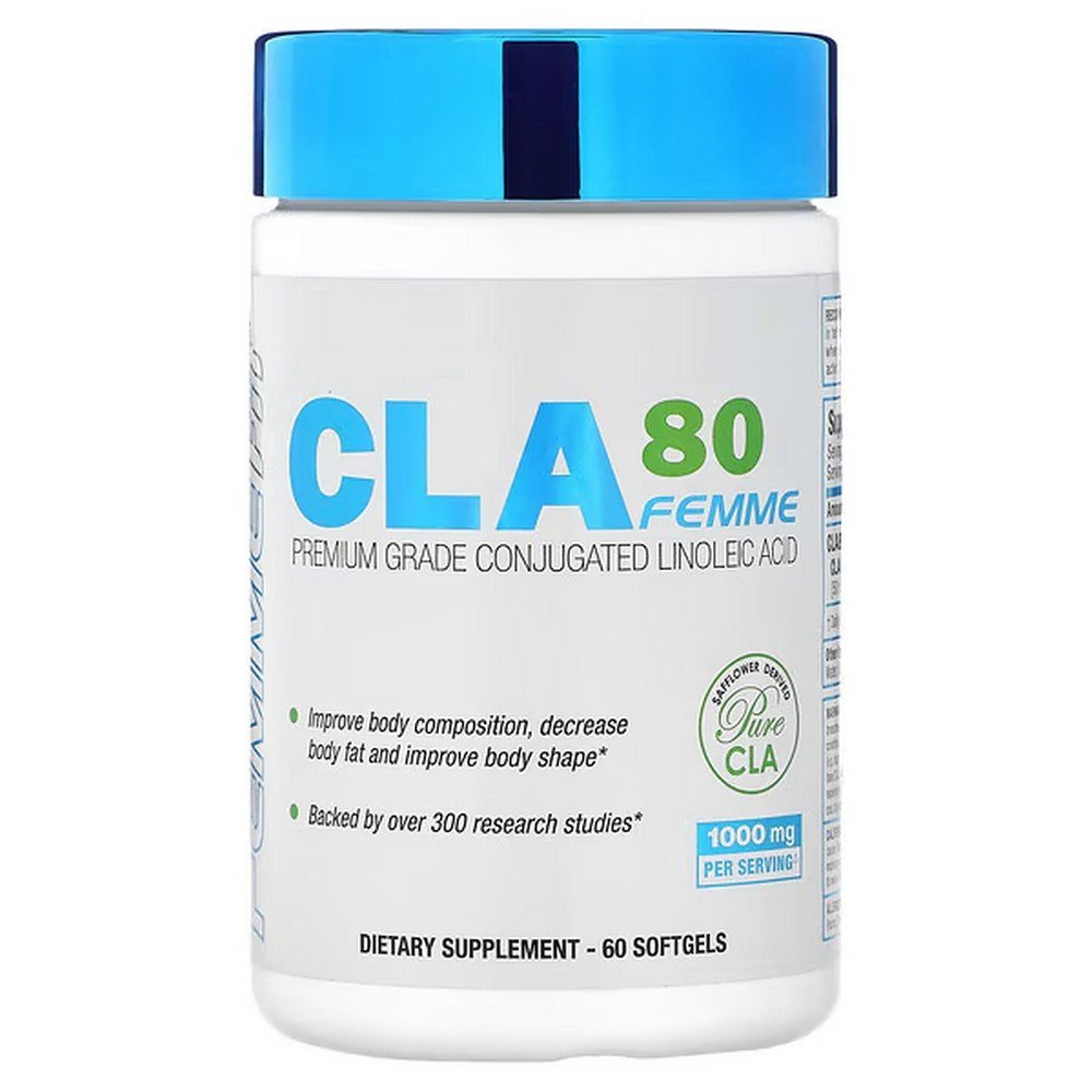 ALLMAX, CLA80 Femme, Premium Quality Conjugated Linoleic Acid, 1,000 mg, 60 Softgels,ALLMAX, CLA80 Femme, конъюгированная линолевая кислота высшего качества, 1000 мг, 60 мягких таблеток