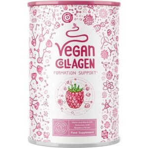Alpha Foods Vegan Collagen Formation Support with hyaluronic acid, vitamin C from Camu-Camu and Silicea 400g,Alpha Foods Vegan Collagen Formation Support z kwasem hialuronowym, witaminą C z Camu-Camu i Silicea  400g