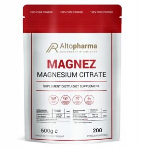Alto Pharma,MAGNESIUM CITRATE ,dietary supplement ,500 g,CYTRYNIAN MAGNEZU, suplement diety, 500 g,