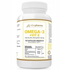 Alto Pharma,OMEGA 3 FORTE  dietary supplement, 90 pcs,suplement diety OMEGA 3 FORTE, 90 szt.