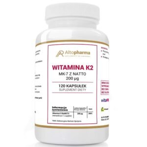 Alto Pharma,VITAMIN K2 VitaMK7 dietary supplement ,120 pcs,WITAMINA K2 VitaMK7 suplement diety