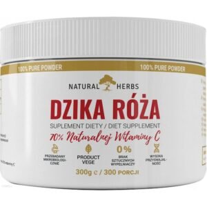 Alto Pharma,WILD ROSE 70% NATURAL dietary supplement VITAMIN C,300g ,DZIKA RÓŻA 70% NATURALNY suplement diety WITAMINA C, 300g,