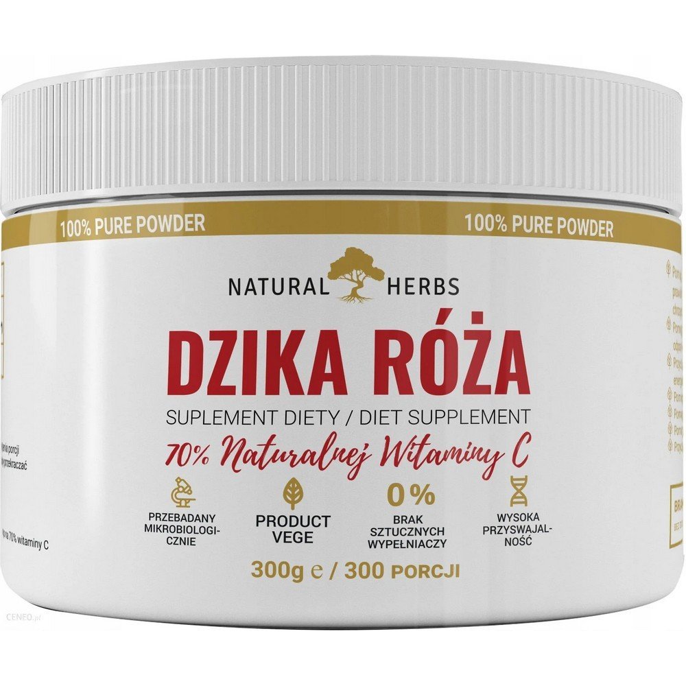 Alto Pharma,WILD ROSE 70% NATURAL dietary supplement VITAMIN C,300g ,DZIKA RÓŻA 70% NATURALNY suplement diety WITAMINA C, 300g,