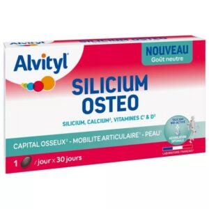 Alvityl Silicium Ostéo 30 capsules, Silicium Ostéo 30 gélules