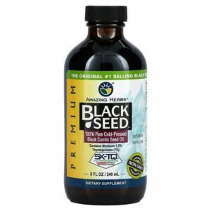 Amazing Herbs, Premium Black Seed, 100% Pure Cold-Pressed Black Cumin Seed Oil, Premium Black Cumin, 100% Pure Cold-Pressed Black Cumin Seed Oil, 8 fl. oz. (240 ml),Amazing Herbs, Premium Black Seed, 100% Pure Cold-Pressed Black Cumin Seed Oil, Premium-Schwarzkümmel, 100% reines kalt gepresstes Schwarzkümmel-Samenöl, 240 ml (8 fl. oz.)