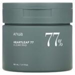 Anua, Heartleaf 77%, Clear Pad, 5.41 fl oz (160 ml),Anua, Heartleaf 77%, durchsichtiges Pad, 160 ml (5,41 fl. oz.)