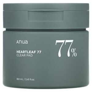 Anua, Heartleaf 77%, Clear Pad, 5.41 fl oz (160 ml),Anua, Heartleaf 77%, durchsichtiges Pad, 160 ml (5,41 fl. oz.)