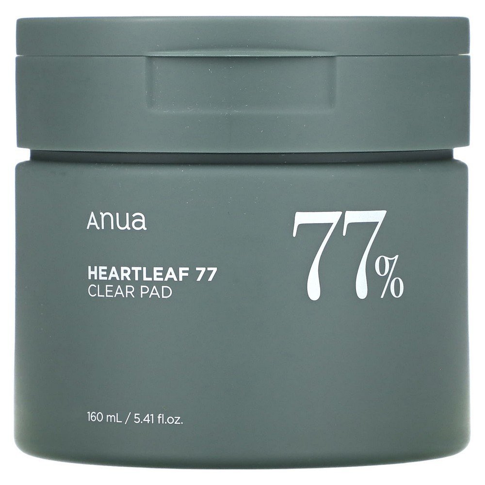 Anua, Heartleaf 77%, Clear Pad, 5.41 fl oz (160 ml),Anua, Heartleaf 77%, durchsichtiges Pad, 160 ml (5,41 fl. oz.)