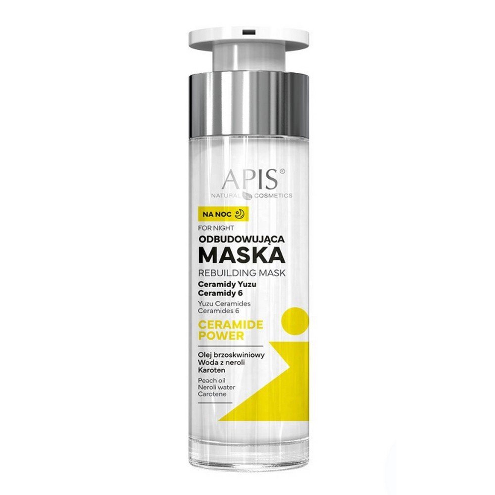 Apis,Apis Natural Cosmetics Ceramide Power restoring cream mask,Apis Natural Cosmetics Ceramide Power - kremowa maska przywracająca moc