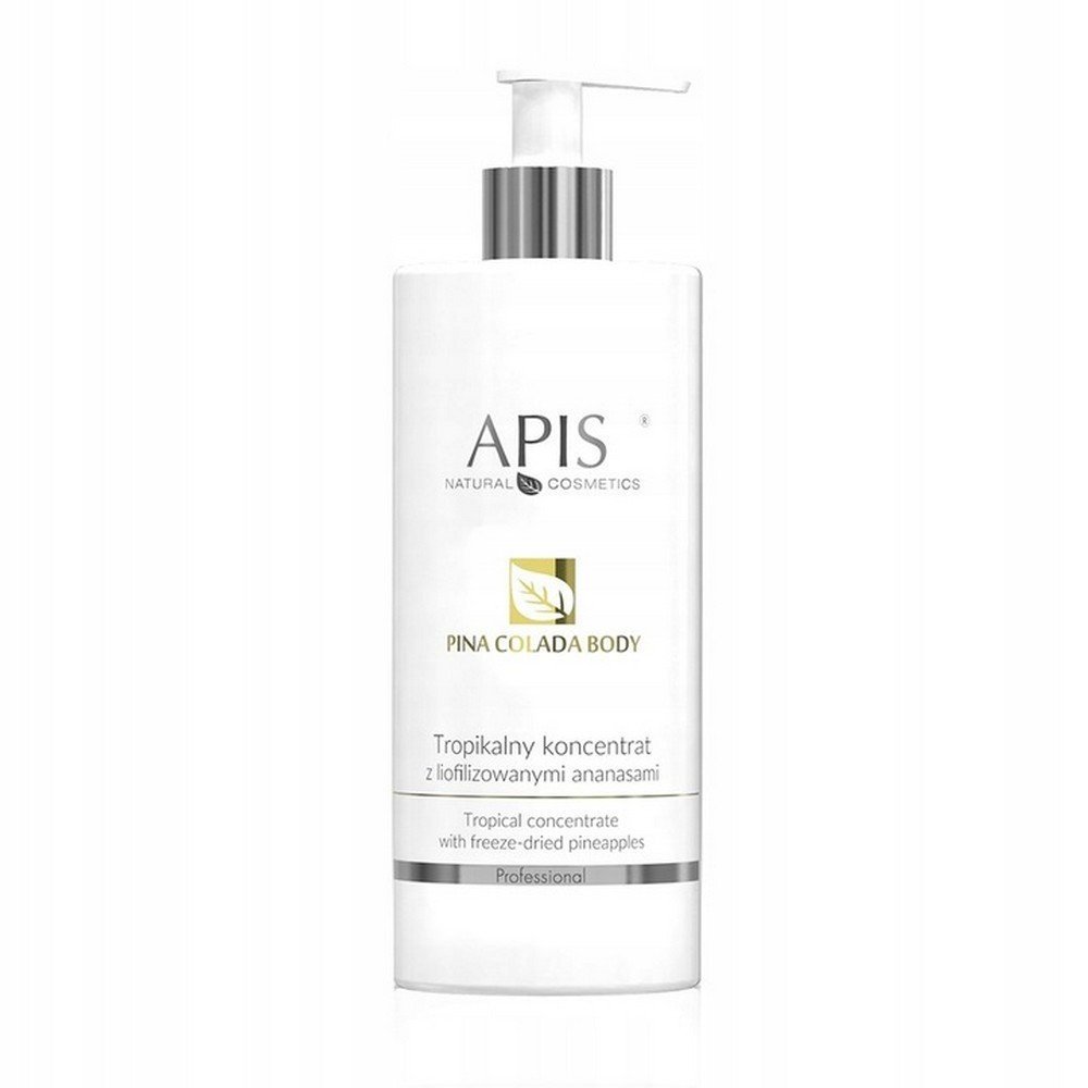 Apis,Apis Natural Cosmetics Pina Colada Body 500 ml Tropical concentrate with lyofa,Apis Natural Cosmetics Pina Colada Body 500 ml Tropikalny koncentrat z liofą