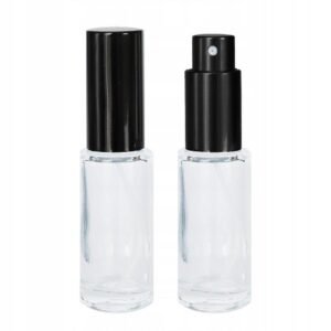 Senzi Cosmetics,Apollo Black Glass Perfume Bottle 15ml,Butelka Szklana Na Perfumy Apollo Black 15ml