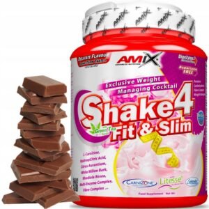 Appetite reducing powder Amix Shake4 Fit&Slim chocolate flavor 500 g 1 pc.
