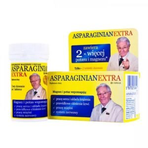 ASPARAGINATE EXTRA, MAGNESIUM, POTASSIUM, 50 tablets.