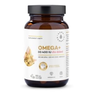 Aura Herbals Omega+ Vitamin D3 400 IU For Children Twist - off Omega-3 acids with vitamin D3 60 pcs