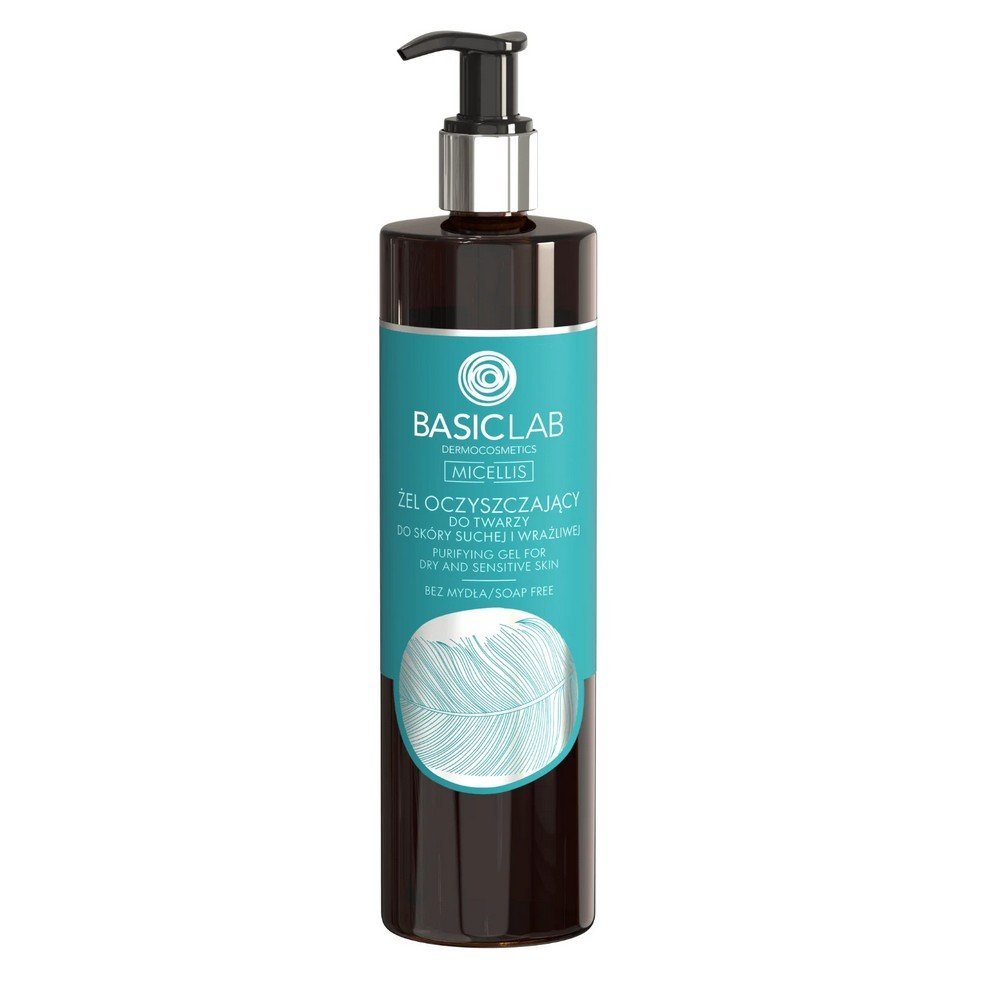 BASICLAB cleansing gel for dry and sensitive skin 300ml