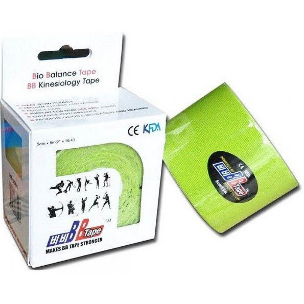 BB Tape kinesiology tape lime green 5m x 5cm