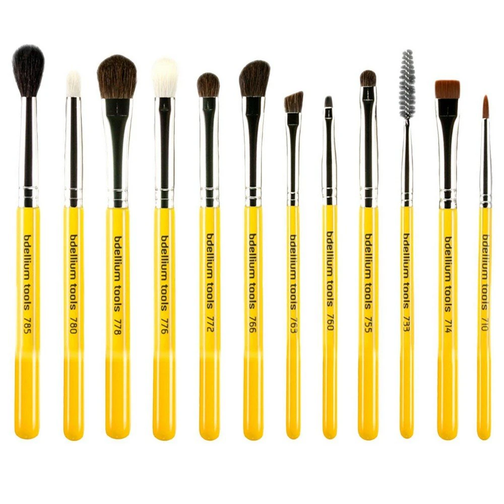 Bdellium Tools, Studio Series, Eyes Brush Set and Pouch, 12 Pc Set,Bdellium Tools, Studio Kollektion, Augenpinsel Set und Beutel, 12er Set
