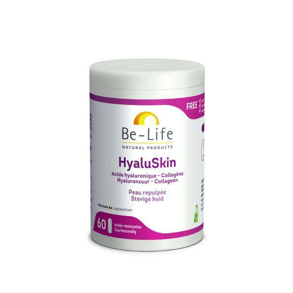 Be-Life HyaluSkin Plumped Skin 60 capsules, Peau Repulpée 60 gélules