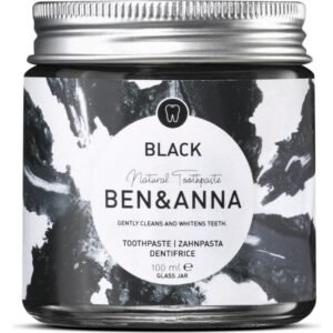 BEN & ANNA Toothpaste for teeth whitening with activated charcoal 100 ml
