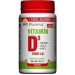 BIO-Pharma Vitamín D3 Forte 1000 I.U. 90+90