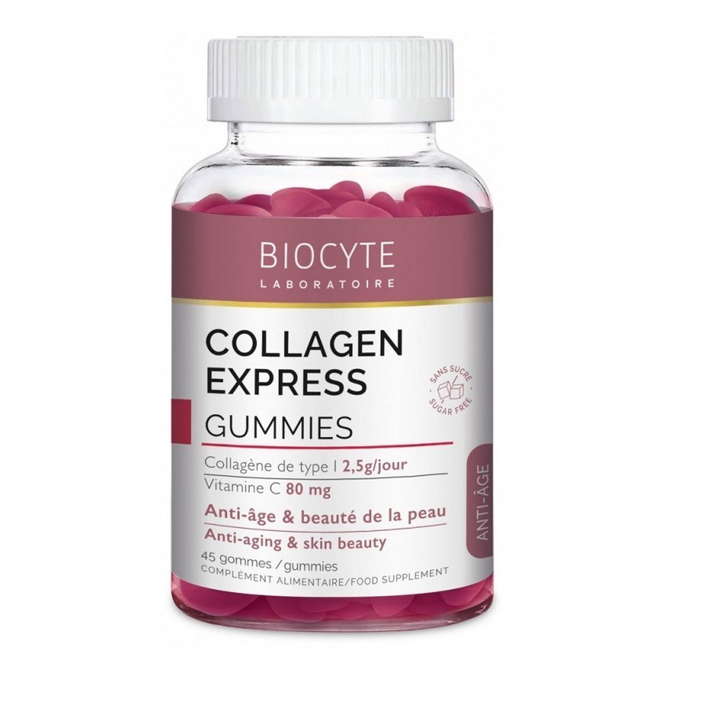 BIOCYTE Collagen 30 Gummies Anti-aging Beauty Skin,Collagène 30 Gummies Anti-âge Beauté Peau
