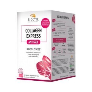 BIOCYTE Collagen Express Anti-Aging Skin Smoothed 180 Capsules, Express Anti-Âge Peau Lissée 180 Gélules