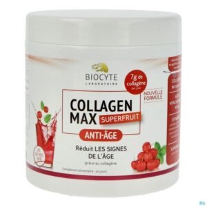 Biocyte COLLAGEN MAX SUPERFRUITS Powdered Collagen,COLLAGEN MAX SUPERFRUITS Collagène en poudre