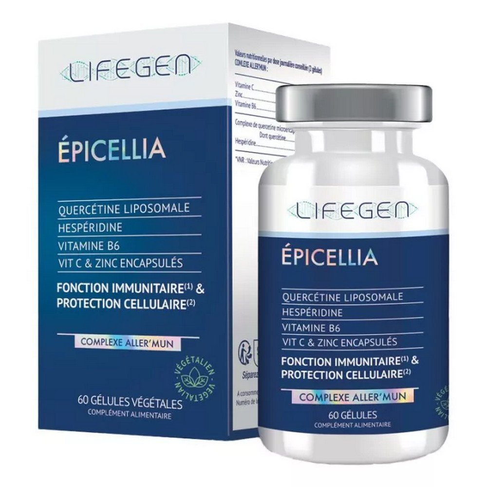 Biocyte Lifegen Epicellia 60 Vegetable Capsules, Lifegen Epicellia 60 Gélules Végétales