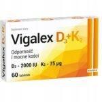 Biofarm, Vigalex D3 + K2 dietary supplement - 60,Suplement diety Vigalex D3 + K2 - 60