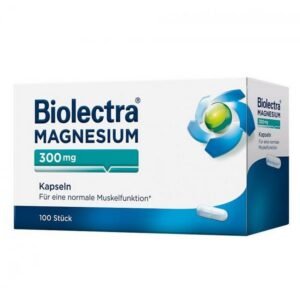 BIOLECTRA Magnesium 300 mg Capsules, 100 pcs