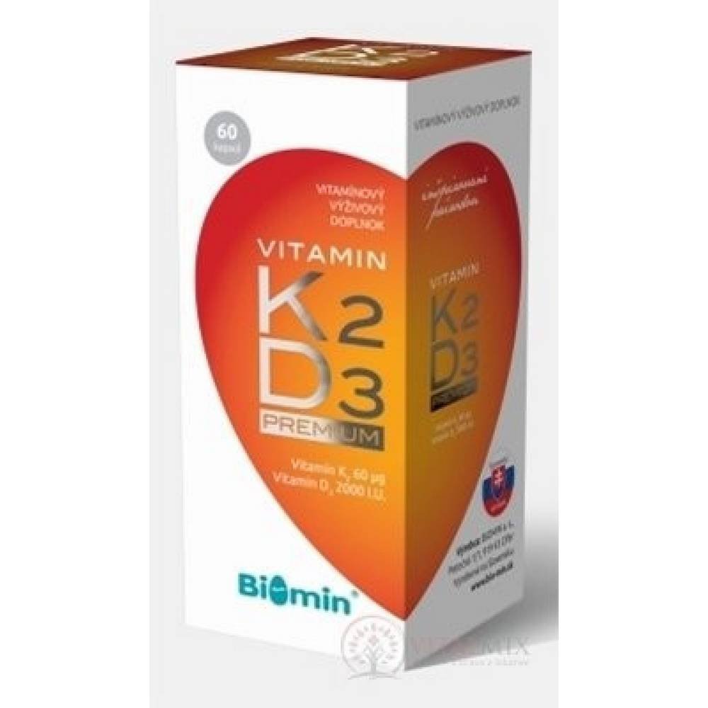 Biomin Vitamin K2 + Vitamin D3 60