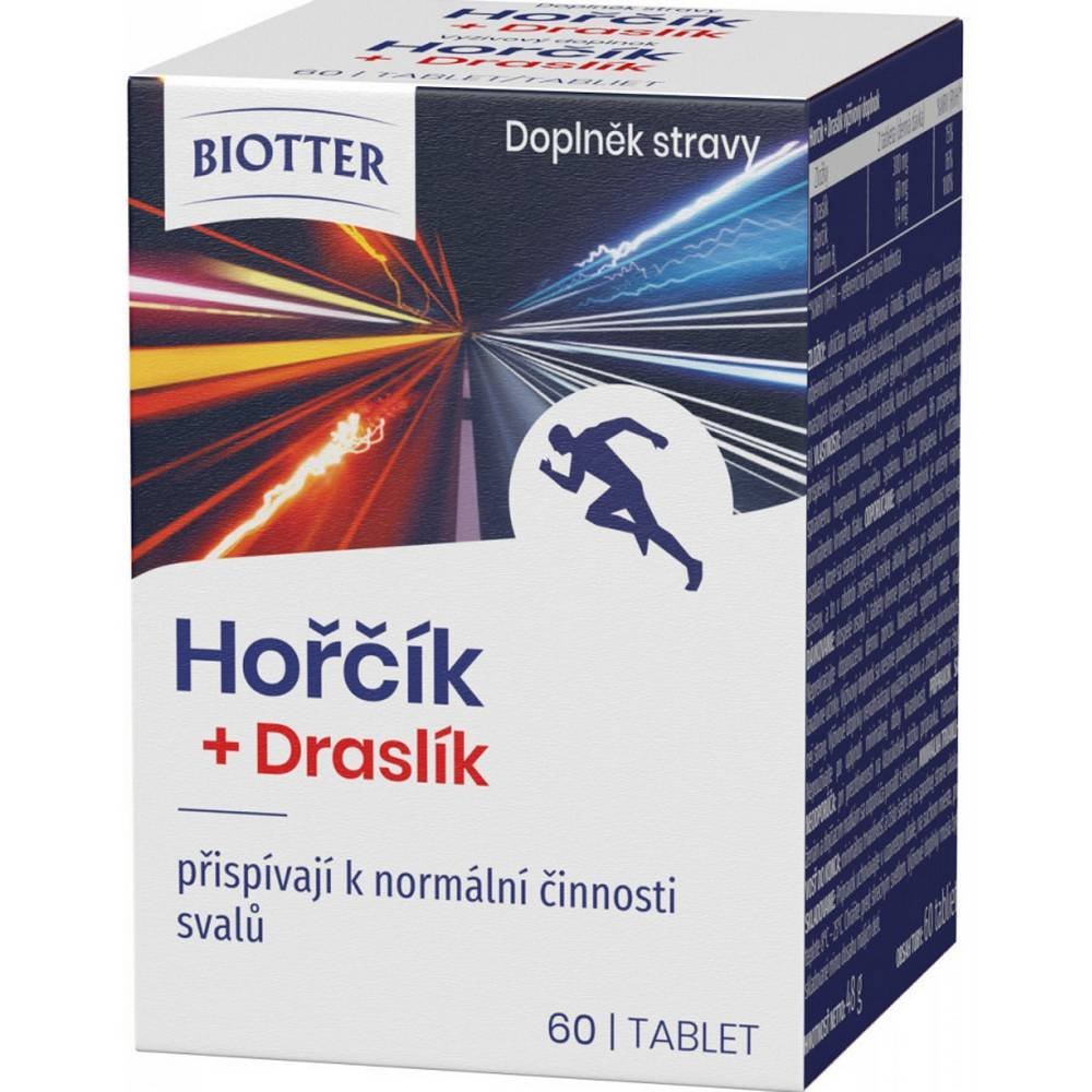 Biotter Magnesium + Potassium, Biotter Hořčík + Draslík, 60