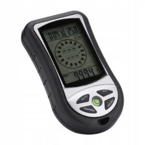 ostatní ,Black multifunctional digital altimeter,Černý multifunkční digitální výškoměr