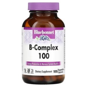 Bluebonnet Nutrition, B-Complex 100, 100 vegetable capsules,Bluebonnet Nutrition, B-Complex 100, 100 растительных капсул