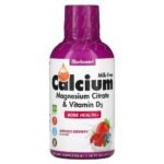 Bluebonnet Nutrition, Liquid Calcium Magnesium Citrate Plus Vitamin D3, 472 ml (16 fl. oz.),Bluebonnet Nutrition, Жидкий цитрат кальция и магния плюс витамин D3, 472 мл (16 жидких унций)
