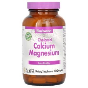 Bluebonnet Nutrition, Chelated Calcium-Magnesium, 120 Capsules,Bluebonnet Nutrition, хелаты магния и кальция, 120 таблеток