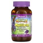 Bluebonnet Nutrition, Rainforest Animalz Grape Flavor, 180 Chewable Tablets,Bluebonnet Nutrition, Rainforest Animalz, мультивитамин на основе цельных продуктов, 180 жевательных таблеток в форме животных